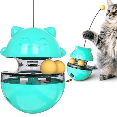 Tumbling Top Slow Feeder Toy Cat Toys KittyNook